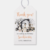 Halloween Spooky Goose 1. Geburtstag Party Geschenkanhänger (Vorderseite)