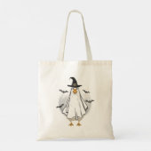 Halloween Spooky Goose Tote Bag Tragetasche (Rückseite)