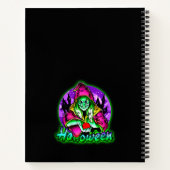 Halloween Spooky Green Hexe Magic Hat Apple Notizblock (Rückseite)