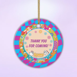 Halloween Spooky Groovy Favor Tags Geschenkanhänger