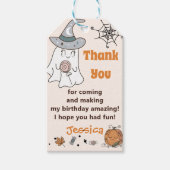 Halloween Spooky Groovy Niedlich Ghost Geschenkanhänger (Vorderseite)