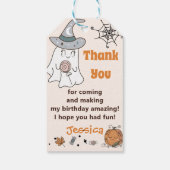 Halloween Spooky Groovy Niedlich Ghost Geschenkanhänger (Rückseite)