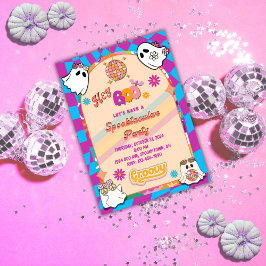 Halloween Spooky Groovy Party Einladung