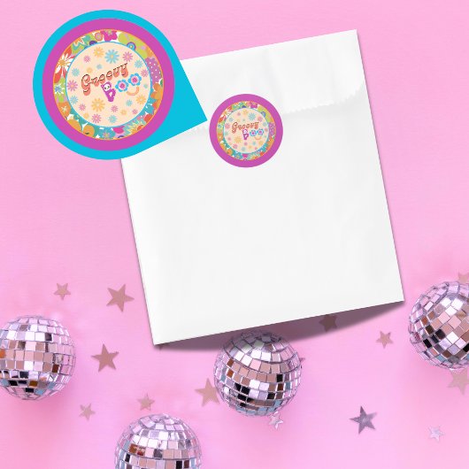 Halloween Spooky Groovy Party Stickers