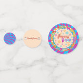 Halloween Spooky Groovy Party Table Confetti Konfetti (Rückseiten)