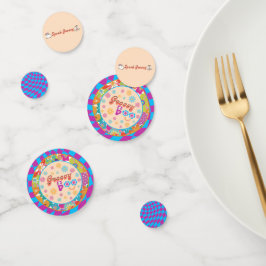 Halloween Spooky Groovy Party Table Confetti Konfetti