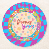 Halloween Spooky Groovy Party Untersetzer (Vorderseite)