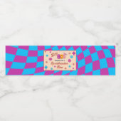 Halloween Spooky Groovy Party Water Bottle Labels Wasserflaschenetikett (Einzelnes Label)