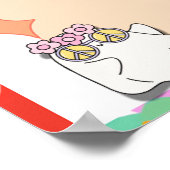 Halloween Spooky Groovy Party Willkommenspender Poster (Ecke)