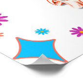 Halloween Spooky Groovy Party Willkommenspender Poster (Ecke)