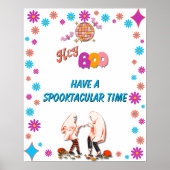 Halloween Spooky Groovy Party Willkommenspender Poster (Vorne)