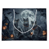 Halloween Spooky Große Geschenktüte (Vorderseite)