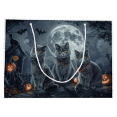 Halloween Spooky Große Geschenktüte (Rückseite)