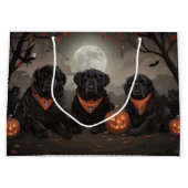 Halloween Spooky Große Geschenktüte (Vorderseite)
