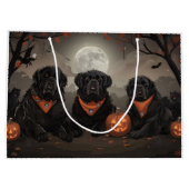 Halloween Spooky Große Geschenktüte (Rückseite)