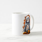 Halloween Spooky Haunted Doll Kaffeetasse (VorderseiteRechts)