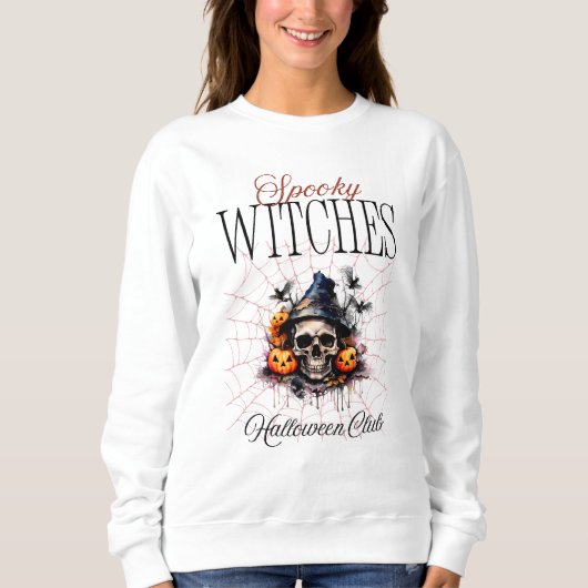 Halloween Spooky Hexen Sweatshirt (Vorderseite)