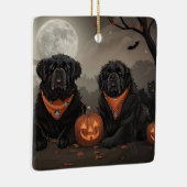 Halloween Spooky Keramikornament (Rechts)