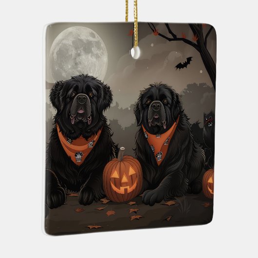 Halloween Spooky Keramikornament (Rechts)