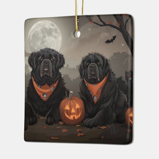 Halloween Spooky Keramikornament (Links)