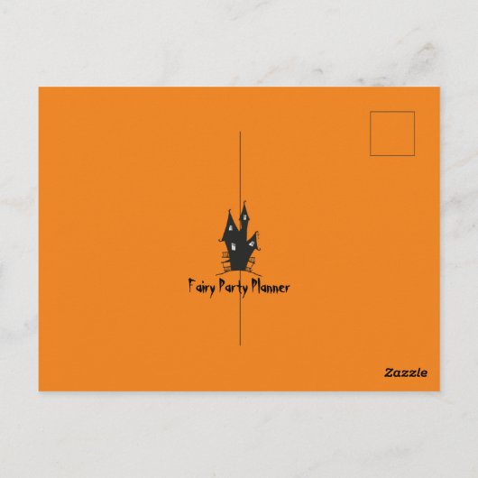 Halloween Spooky Kinoabend Einladung Postkarte (Rückseite)