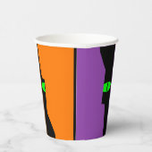 Halloween Spooky Kooky Black Cat Eyes Pappbecher (Rechts)