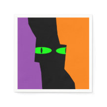Halloween Spooky Kooky Black Cat Eyes