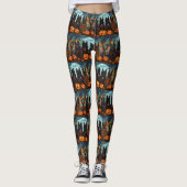 Halloween Spooky Leggings (Vorderseite)