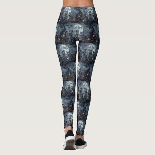 Halloween Spooky Leggings (Rückseite)