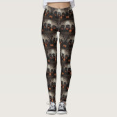 Halloween Spooky Leggings (Vorderseite)