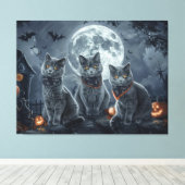 Halloween Spooky Leinwanddruck (Insitu (Holzboden))
