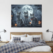 Halloween Spooky Leinwanddruck (Insitu (Schlafzimmer))