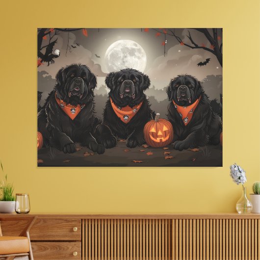Halloween Spooky Leinwanddruck (Insitu (Wohnzimmer))