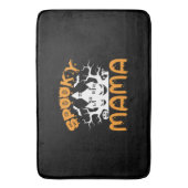 Halloween Spooky Mama Geburtstag Badematte (Vorderseite Vertikal)