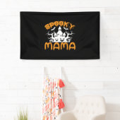 Halloween Spooky Mama Geburtstag Banner (Insitu)
