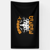 Halloween Spooky Mama Geburtstag Banner (Vertikal)