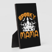 Halloween Spooky Mama Geburtstag Fotoplatte (Seite)