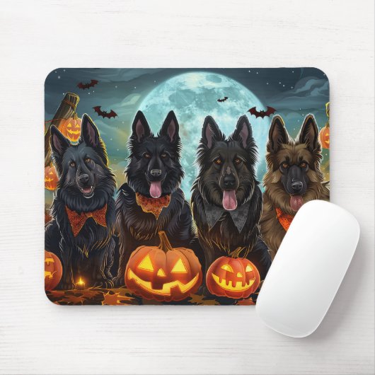Halloween Spooky Mousepad (Mit Mouse)