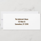 Halloween Spooky Movie Einladung (Rückseite)