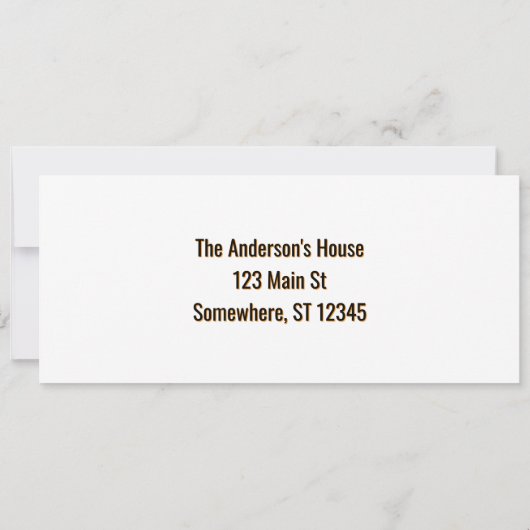 Halloween Spooky Movie Einladung (Rückseite)