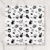 Halloween Spooky Niedlich Pattern Holiday Horror B Geschenkanhänger (Vorderseite)