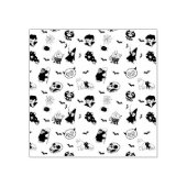 Halloween Spooky Niedlich Pattern Holiday Horror B Gummistempel (Prägung)