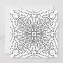 Halloween Spooky Night Coloring Card