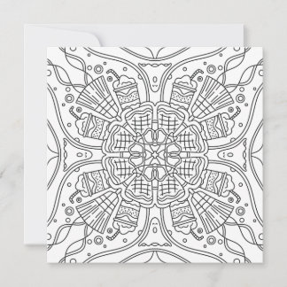 Halloween Spooky Night Coloring Card