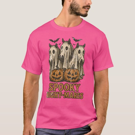 Halloween Spooky Night Mares Horse T-Shirt (Vorderseite)