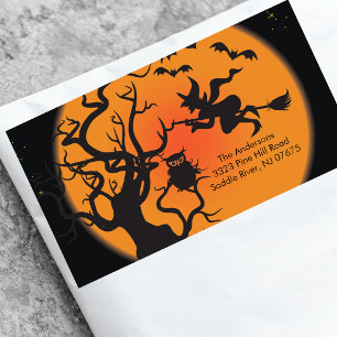Halloween Spooky Night Rücksendeadresse Adressaufkleber