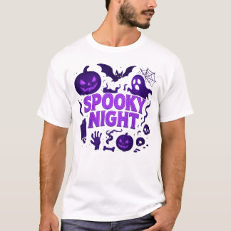 Halloween Spooky Night Unique Kleidung Unisex T-Shirt