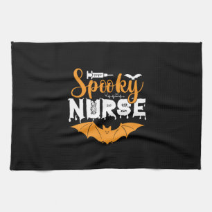 Halloween Spooky Nurse Birthday Geschirrtuch