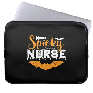 Halloween Spooky Nurse Birthday Laptopschutzhülle
