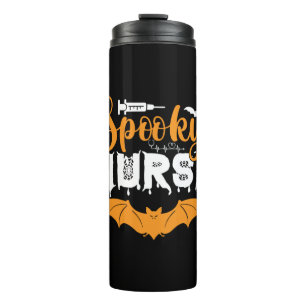 Halloween Spooky Nurse Birthday Thermosbecher